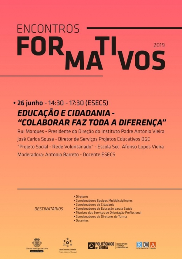 Cultura colaborativa na Educa&ccedil;&atilde;o e na promo&ccedil;&atilde;o da Cidadania